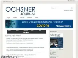 Sites similar to ochsnerjournal.org