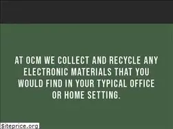 Sites similar to ocmrecycle.com