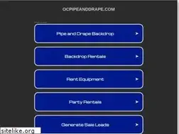 Sites similar to ocpipeanddrape.com