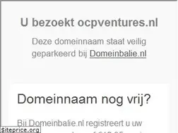 Sites similar to ocpventures.nl