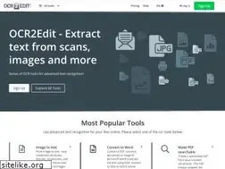 Sites similar to ocr2edit.com