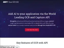 Sites similar to ocrsdk.com