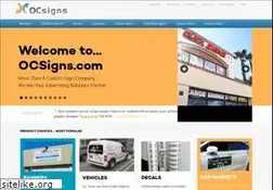 Sites similar to ocsigns.com