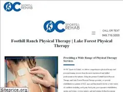 Sites similar to ocsportsandrehab.com