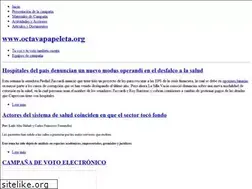 Sites similar to octavapapeleta.org