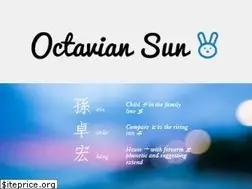 Sites similar to octaviansun.com