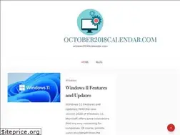Sites similar to october2018calendar.com