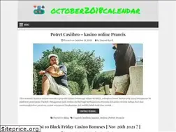 Sites similar to october2018calendar.info