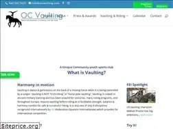 Sites similar to ocvaulting.com