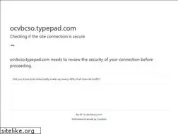 Sites similar to ocvbcso.typepad.com