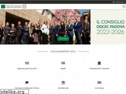 Sites similar to odcecpadova.it