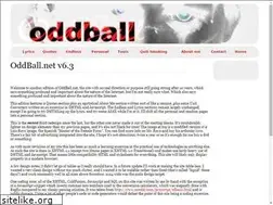Sites similar to oddball.net