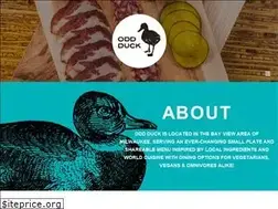 Sites similar to oddduckrestaurant.com