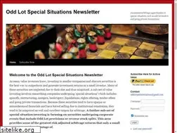 Sites similar to oddlotspecialsituations.com