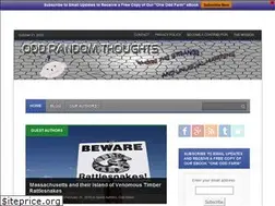 Sites similar to oddrandomthoughts.com