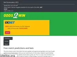 Sites similar to odds2win.bet