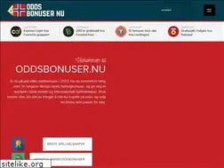 Sites similar to oddsbonuser.nu