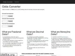 Sites similar to oddsconverter.net