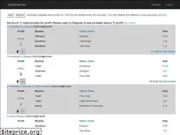 Sites similar to oddsfetcher.com