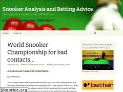 Sites similar to oddsonsnooker.com