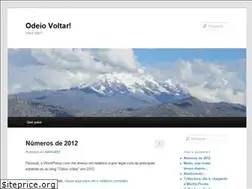 Sites similar to odeiovoltar.wordpress.com