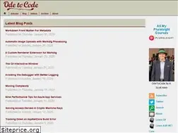 Sites similar to odetocode.com