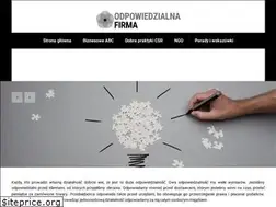 Sites similar to odpowiedzialnafirma.pl