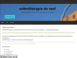 Sites similar to oefentherapiedereef.nl