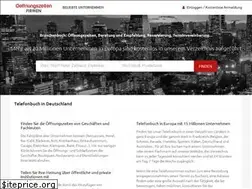Sites similar to oeffnungszeiten-firmen.de