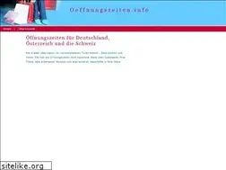 Sites similar to oeffnungszeiten.info