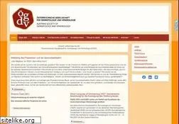 Sites similar to oegdv.at