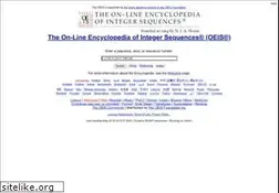 Sites similar to oeis.org