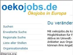 Sites similar to oekojobs.de