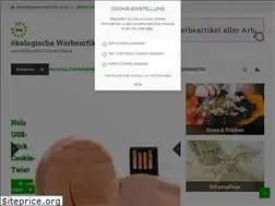 Sites similar to oekologische-werbeartikel.de