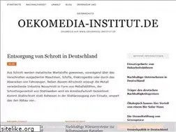 Sites similar to oekomedia-institut.de