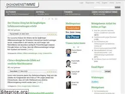 Sites similar to oekonomenstimme.org
