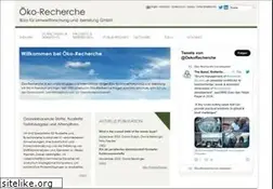 Sites similar to oekorecherche.de