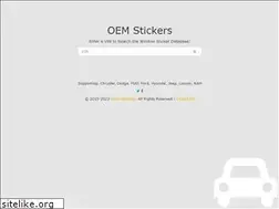 Sites similar to oemstickers.com