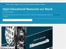 Sites similar to oer-musik.de