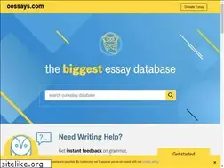 Sites similar to oessays.com