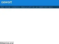 Sites similar to oewort.at