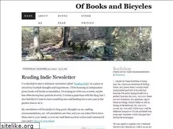 Sites similar to ofbooksandbikes.wordpress.com