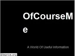 Sites similar to ofcourseme.com