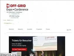 Sites similar to off-grid-expo.de