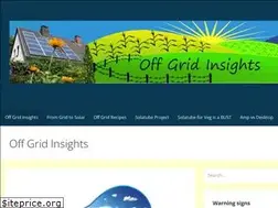 Sites similar to off-grid-insights.com