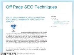 Sites similar to off-page-seo-techniques.blogspot.com