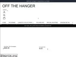 Sites similar to off-thehanger.com