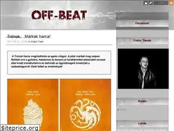 Sites similar to offbeat.blog.hu