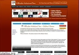 Sites similar to offendersolutions.com