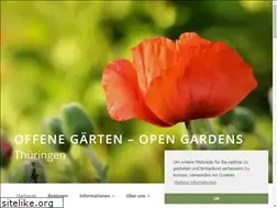 Sites similar to offene-gaerten-thueringen.de